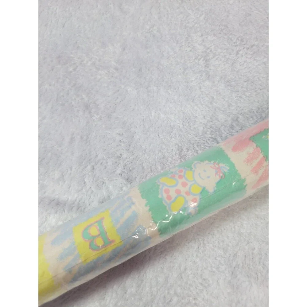 Vintage CPS Corporation NOS Baby Shower Gift Wrapping Paper 12.5 Sq Ft 30